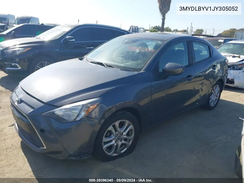 3MYDLBYV1JY305052 2018 Toyota Yaris Ia