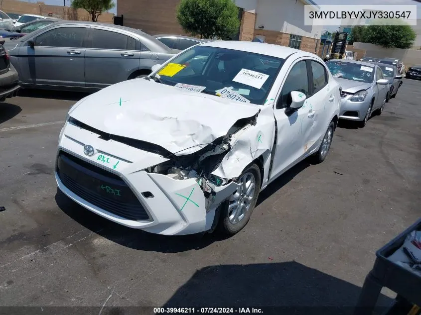 3MYDLBYVXJY330547 2018 Toyota Yaris Ia