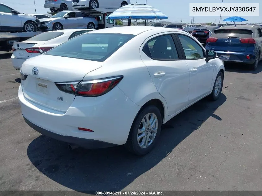 3MYDLBYVXJY330547 2018 Toyota Yaris Ia