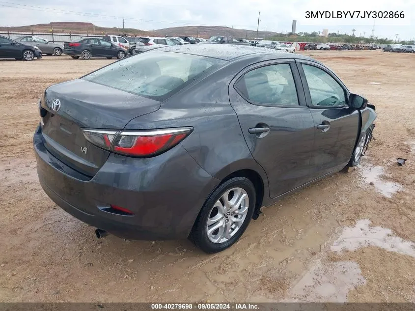 3MYDLBYV7JY302866 2018 Toyota Yaris Ia