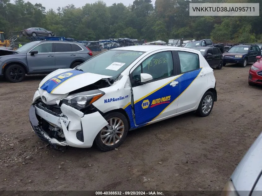 VNKKTUD38JA095711 2018 Toyota Yaris Le