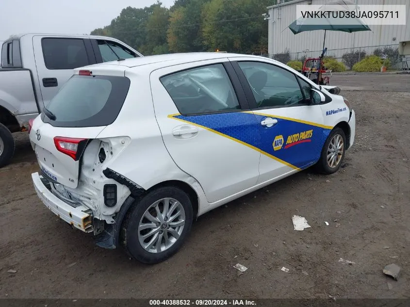 VNKKTUD38JA095711 2018 Toyota Yaris Le