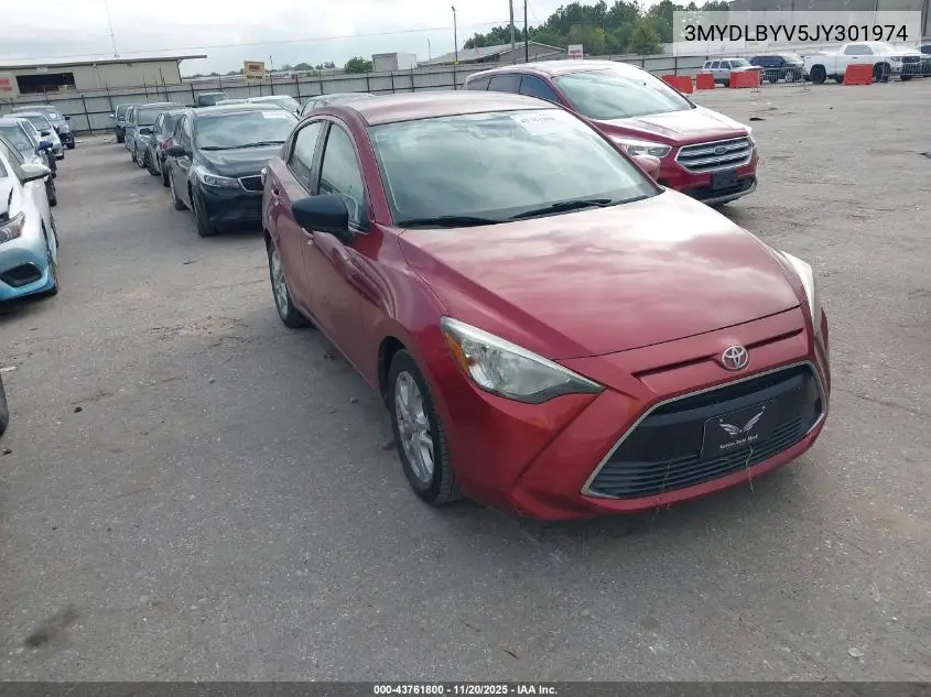 3MYDLBYV5JY301974 2018 Toyota Yaris Ia