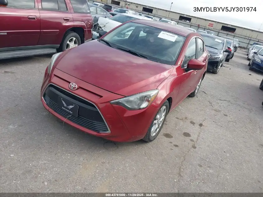 3MYDLBYV5JY301974 2018 Toyota Yaris Ia