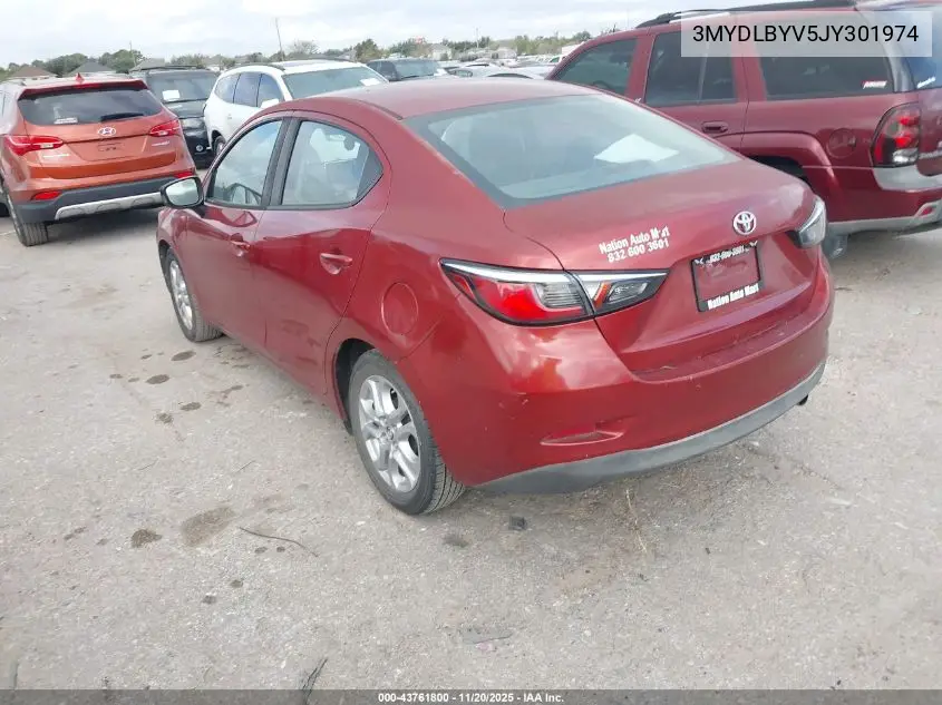 3MYDLBYV5JY301974 2018 Toyota Yaris Ia