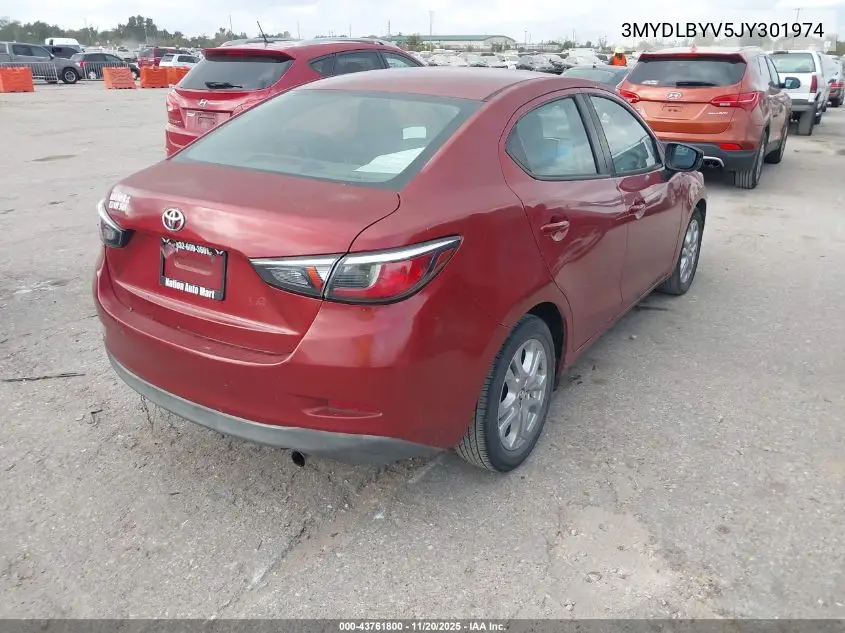 3MYDLBYV5JY301974 2018 Toyota Yaris Ia