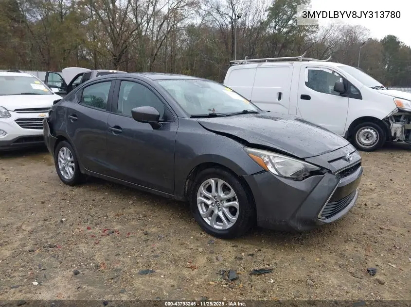3MYDLBYV8JY313780 2018 Toyota Yaris Ia
