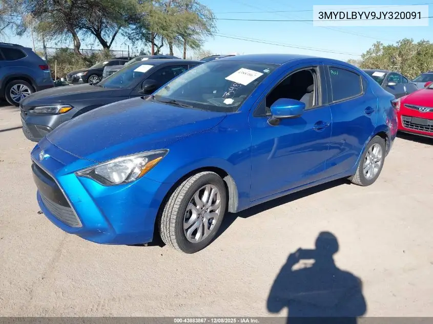 3MYDLBYV9JY320091 2018 Toyota Yaris Ia