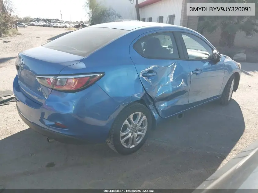 3MYDLBYV9JY320091 2018 Toyota Yaris Ia