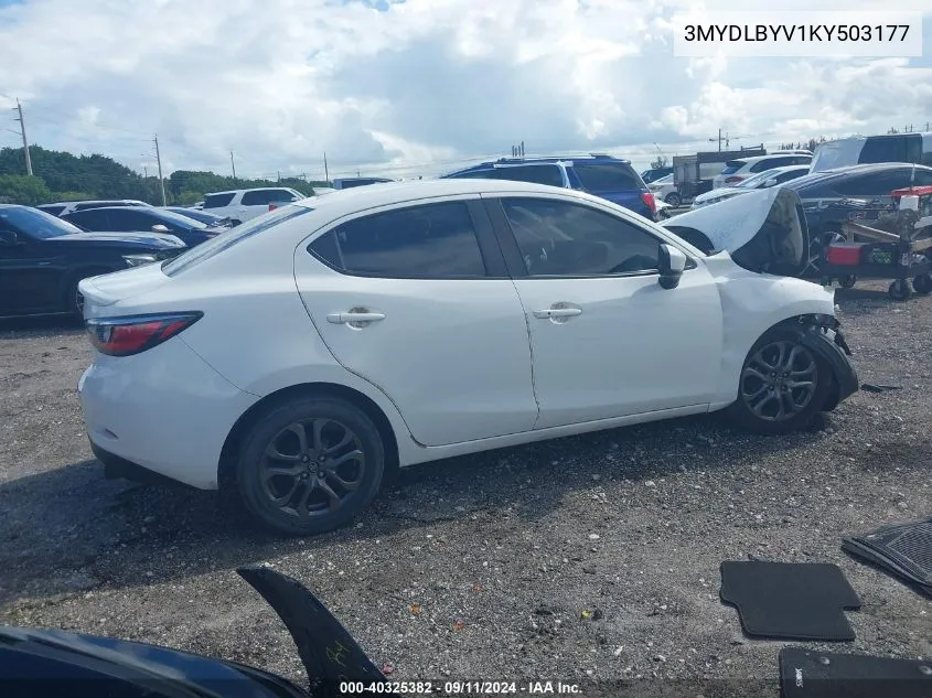 3MYDLBYV1KY503177 2019 Toyota Yaris Le