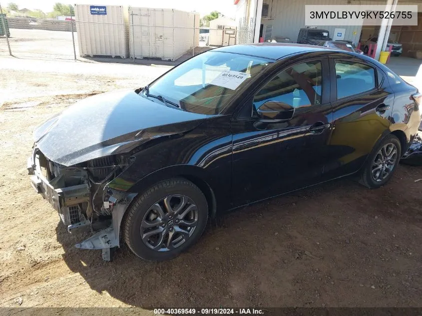 3MYDLBYV9KY526755 2019 Toyota Yaris Le