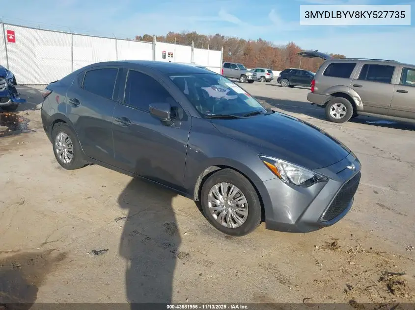 3MYDLBYV8KY527735 2019 Toyota Yaris L