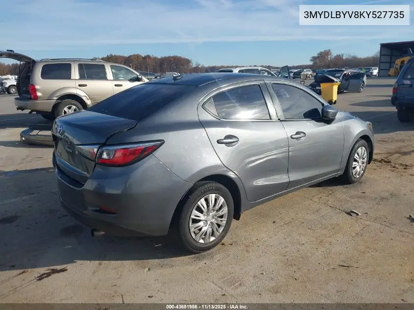 3MYDLBYV8KY527735 2019 Toyota Yaris L
