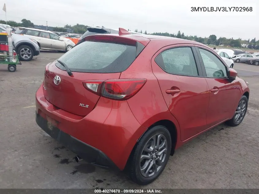 2020 Toyota Yaris Xle VIN: 3MYDLBJV3LY702968 Lot: 40276670