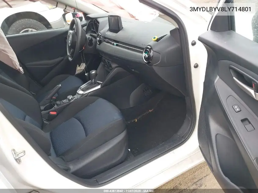 3MYDLBYV8LY714801 2020 Toyota Yaris Le