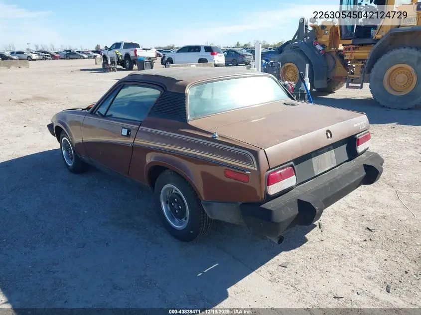 1976 Triumph Tr7 VIN: 22630545042124729 Lot: 43839471