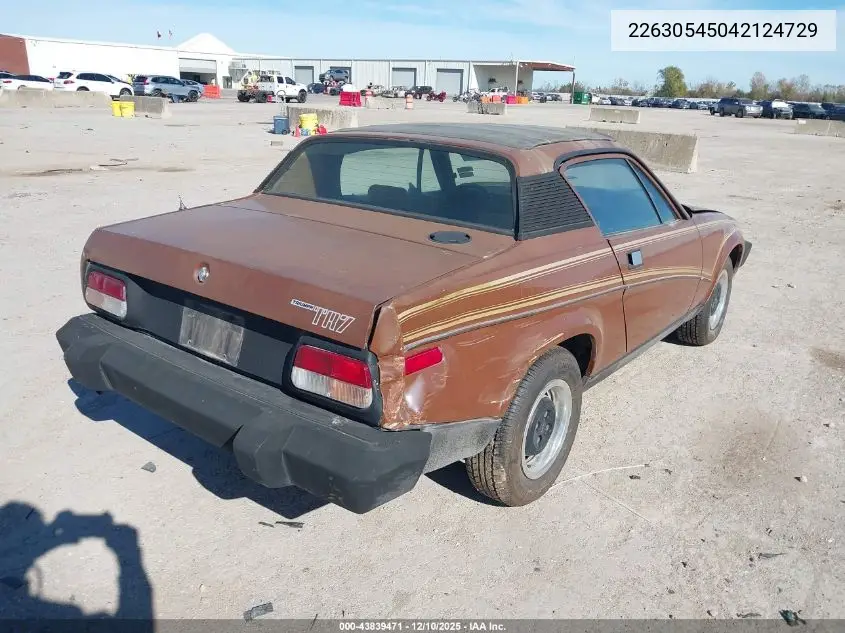 1976 Triumph Tr7 VIN: 22630545042124729 Lot: 43839471