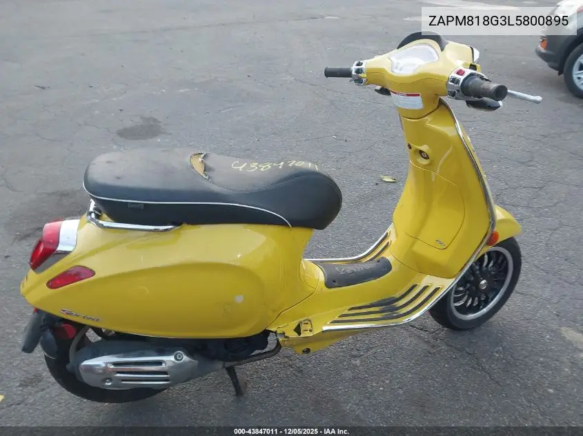 ZAPM818G3L5800895 2020 Vespa Sprint 150 3V