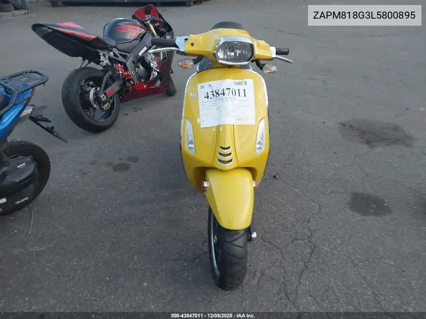 ZAPM818G3L5800895 2020 Vespa Sprint 150 3V