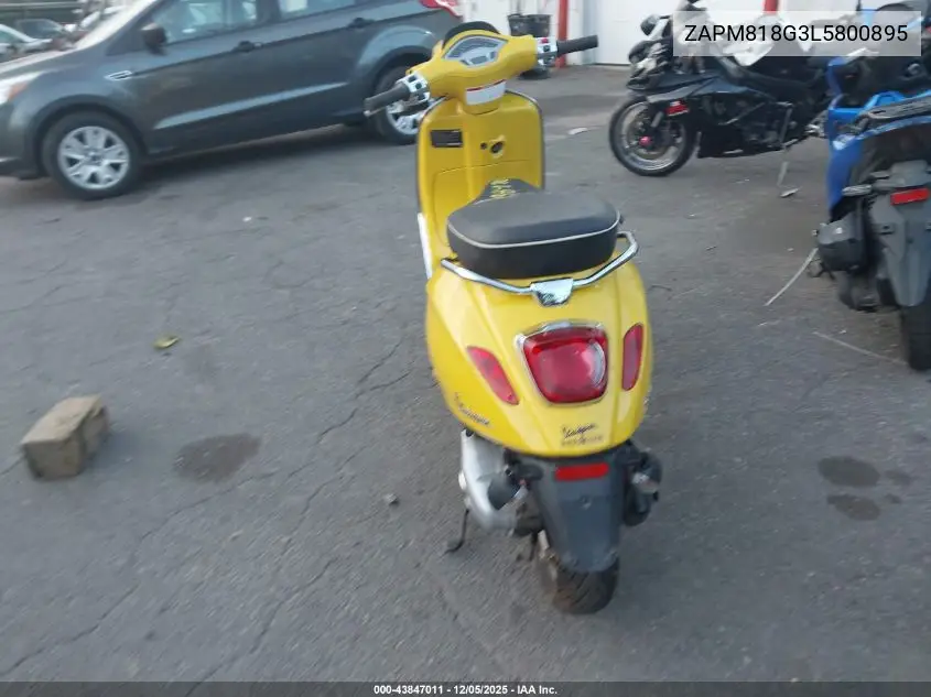 ZAPM818G3L5800895 2020 Vespa Sprint 150 3V
