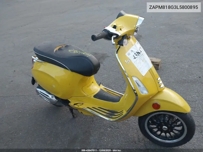 ZAPM818G3L5800895 2020 Vespa Sprint 150 3V