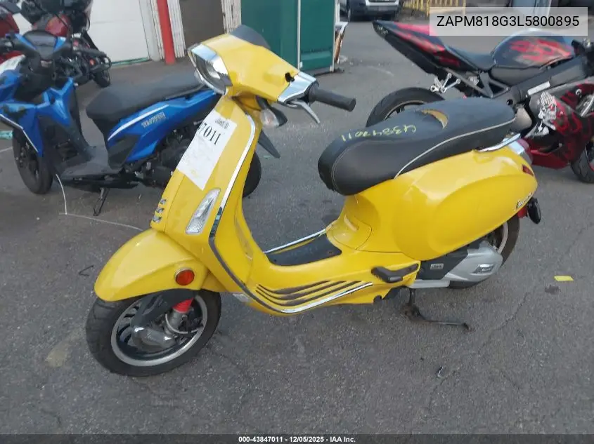 ZAPM818G3L5800895 2020 Vespa Sprint 150 3V