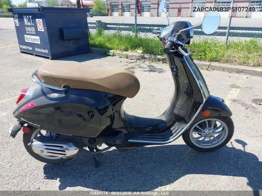 2023 Vespa Primavera/Sprint 50 VIN: ZAPCA06B3P5107249 Lot: 12625174