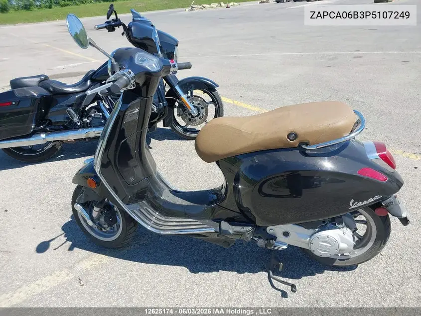 2023 Vespa Primavera/Sprint 50 VIN: ZAPCA06B3P5107249 Lot: 12625174