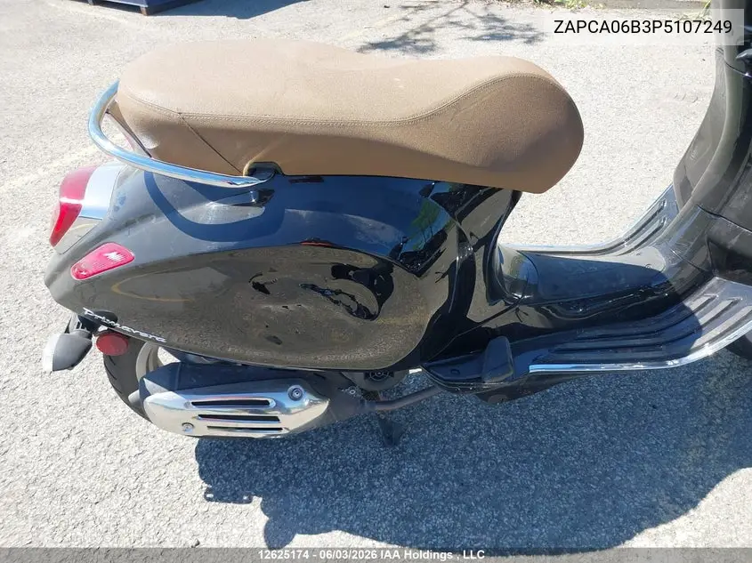 2023 Vespa Primavera/Sprint 50 VIN: ZAPCA06B3P5107249 Lot: 12625174