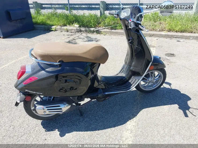 2023 Vespa Primavera/Sprint 50 VIN: ZAPCA06B3P5107249 Lot: 12625174