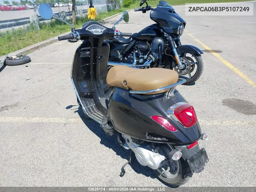 2023 Vespa Primavera/Sprint 50 VIN: ZAPCA06B3P5107249 Lot: 12625174