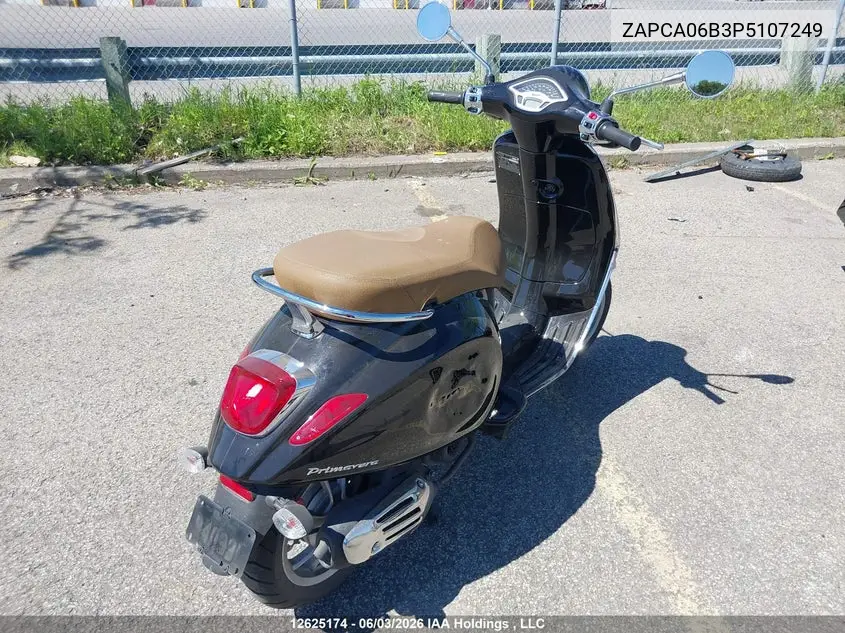 2023 Vespa Primavera/Sprint 50 VIN: ZAPCA06B3P5107249 Lot: 12625174