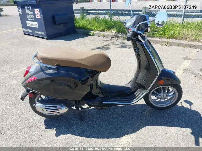 2023 Vespa Primavera/Sprint 50 VIN: ZAPCA06B3P5107249 Lot: 12625174