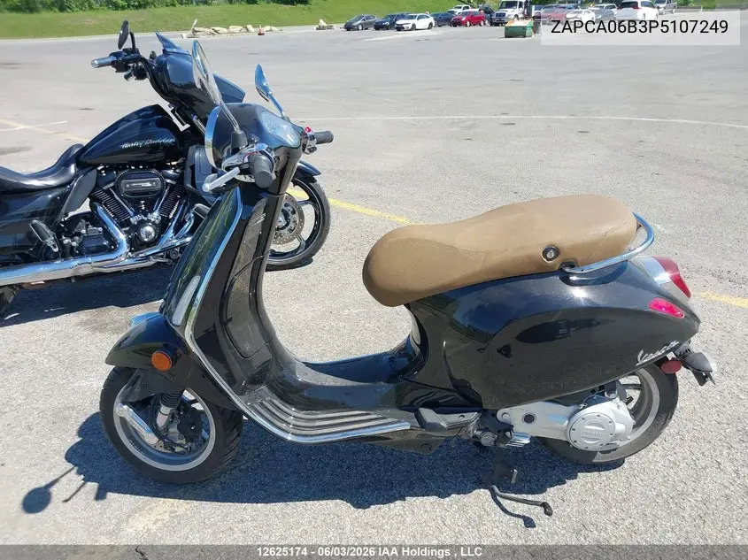 2023 Vespa Primavera/Sprint 50 VIN: ZAPCA06B3P5107249 Lot: 12625174