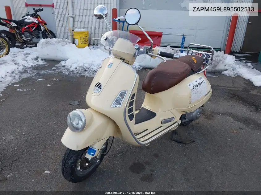ZAPM459L895502513 2009 Vespa Gts 250