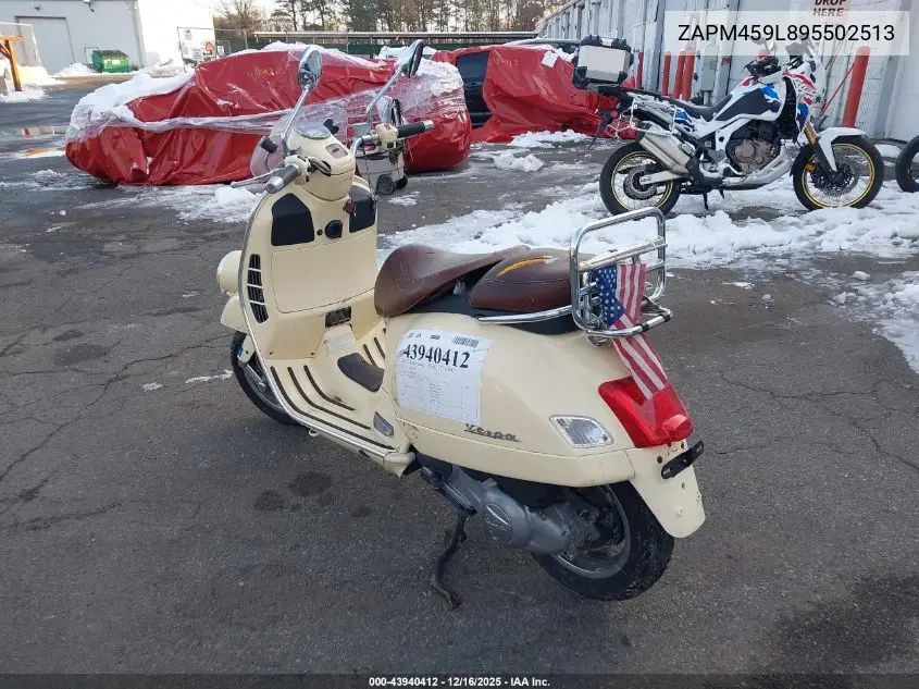 ZAPM459L895502513 2009 Vespa Gts 250