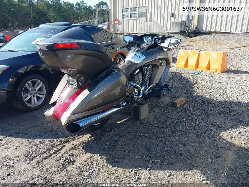 5VPSW36N6C3001637 2012 Victory Motorcycles Vision Tour