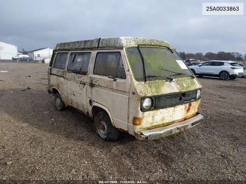 25A0033863 1980 Volkswagen Sw Kombi