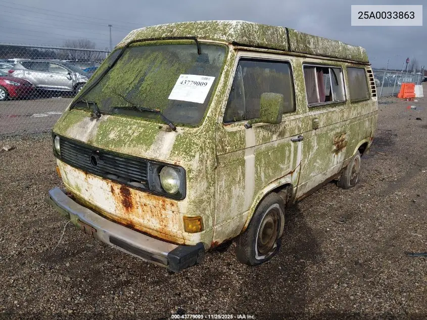 25A0033863 1980 Volkswagen Sw Kombi