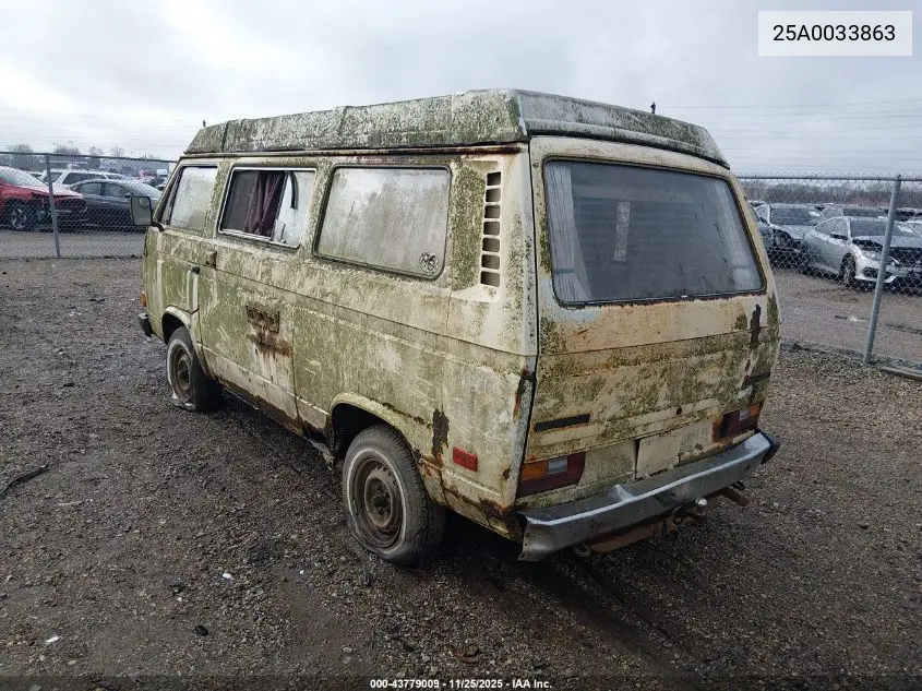 25A0033863 1980 Volkswagen Sw Kombi