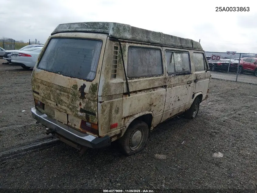 25A0033863 1980 Volkswagen Sw Kombi