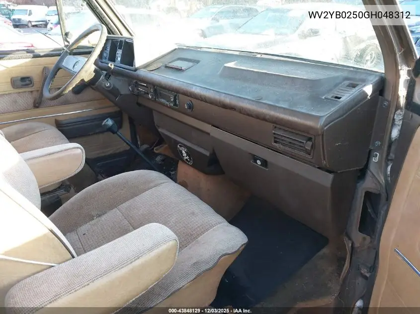 WV2YB0250GH048312 1986 Volkswagen Vanagon Bus