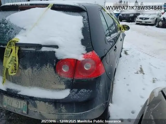 WVWDA71K78W334848 2008 Volkswagen Rabbit 2.5