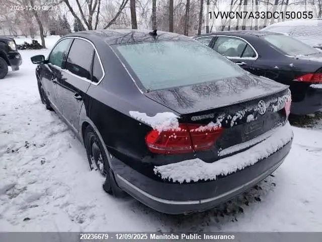 1VWCN7A33DC150055 2013 Volkswagen Passat 2.0 Tdi