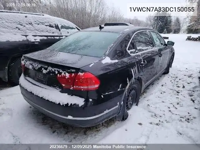 1VWCN7A33DC150055 2013 Volkswagen Passat 2.0 Tdi