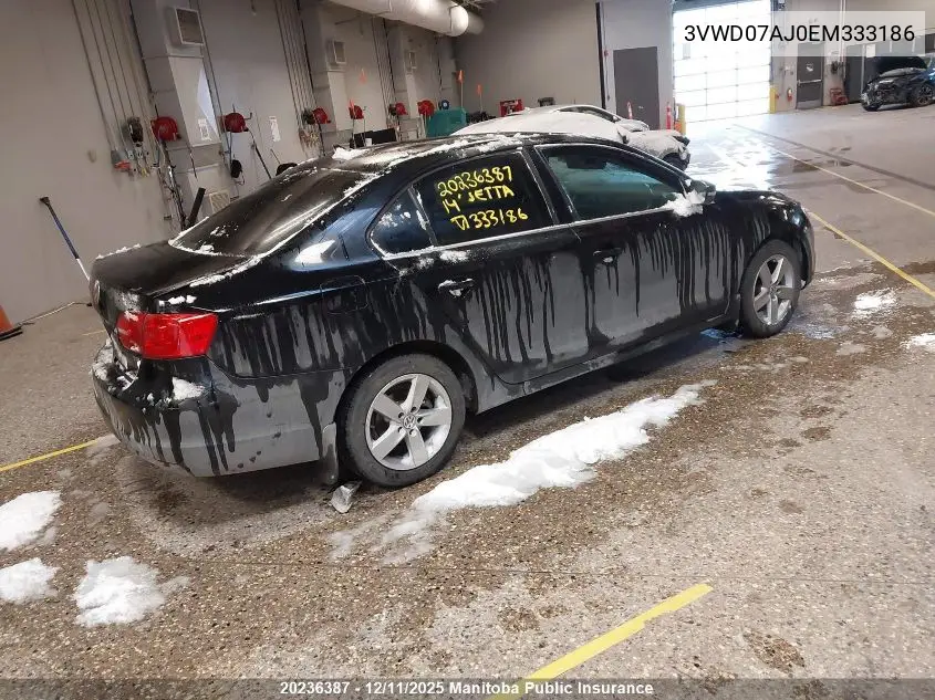 3VWD07AJ0EM333186 2014 Volkswagen Jetta 1.8 Tsi