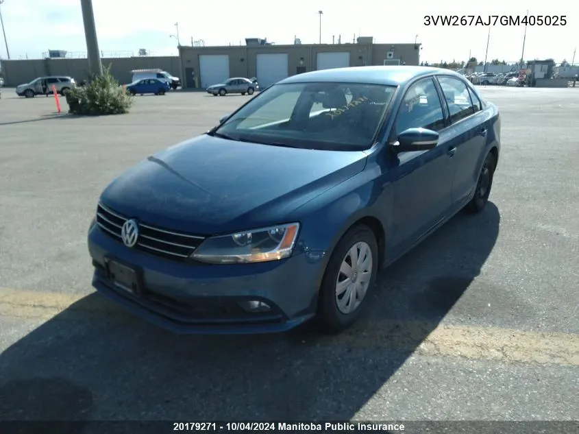 3VW267AJ7GM405025 2016 Volkswagen Jetta 1.4 Tsi