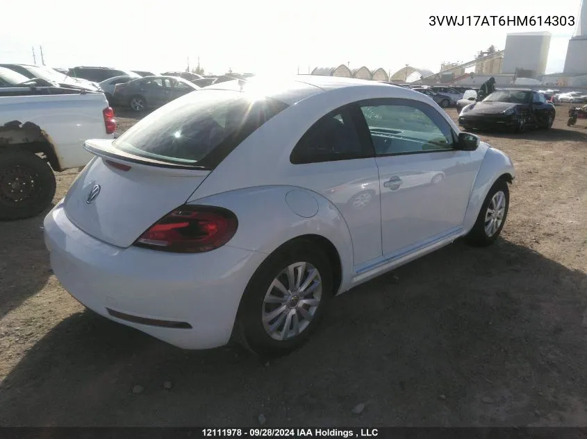 3VWJ17AT6HM614303 2017 Volkswagen Beetle Coupe