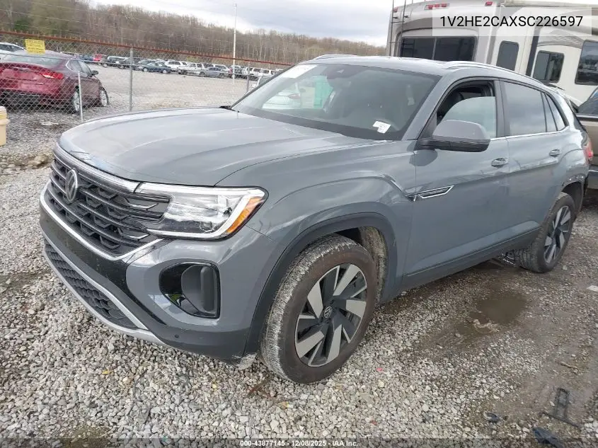1V2HE2CAXSC226597 2025 Volkswagen Atlas Cross Sport 2.0T Se W/Technology