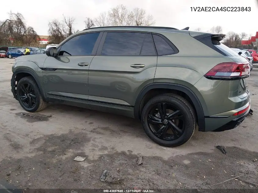 1V2AE2CA4SC223843 2025 Volkswagen Atlas Cross Sport 2.0T Sel R-Line Black